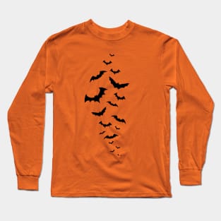 Flock of Bats (Black) Long Sleeve T-Shirt